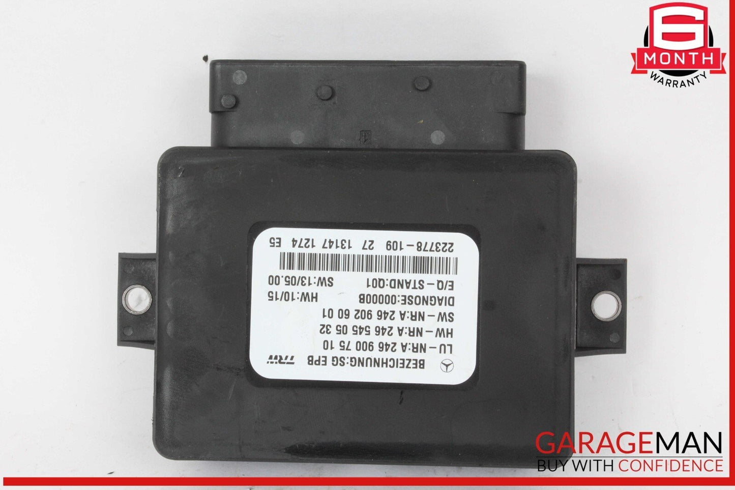 12-16 Mercedes X166 GL350 SLK350 Parking Brake Control Module 2469007510
