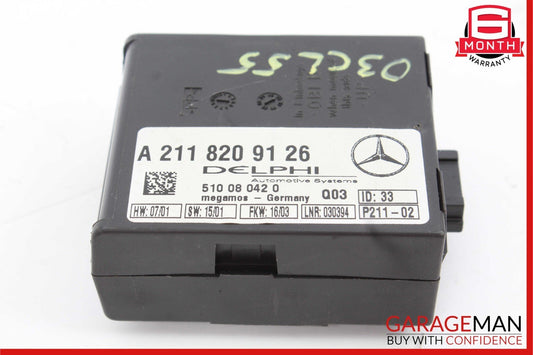 Mercedes CL55 AMG CLK500 SLK280 S430 E320 Anti Theft Alarm Module 2118209126 OEM