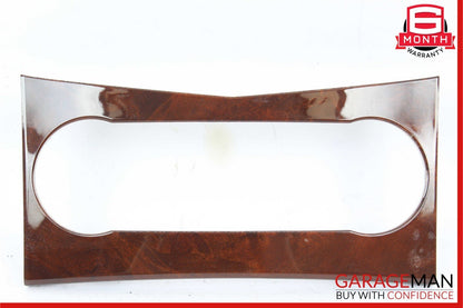 08-15 Mercedes W204 C250 C300 C350 AC A/C Climate Control Switch Trim Bezel Wood