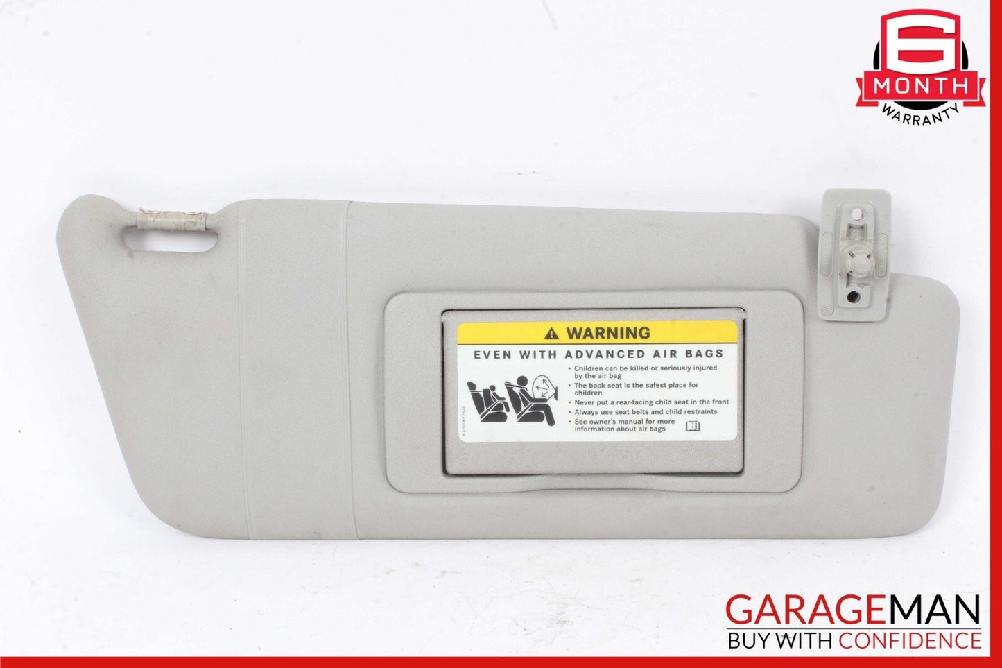 01-07 Mercedes W203 C230 Front Right Sun Visor Sunvisor Sun Visor Shade Gray