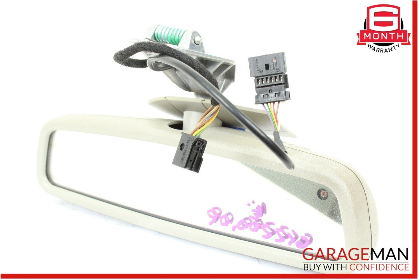 06-11 Mercedes W219 CLS500 Interior Rear View Mirror Auto Dimming Gray OEM