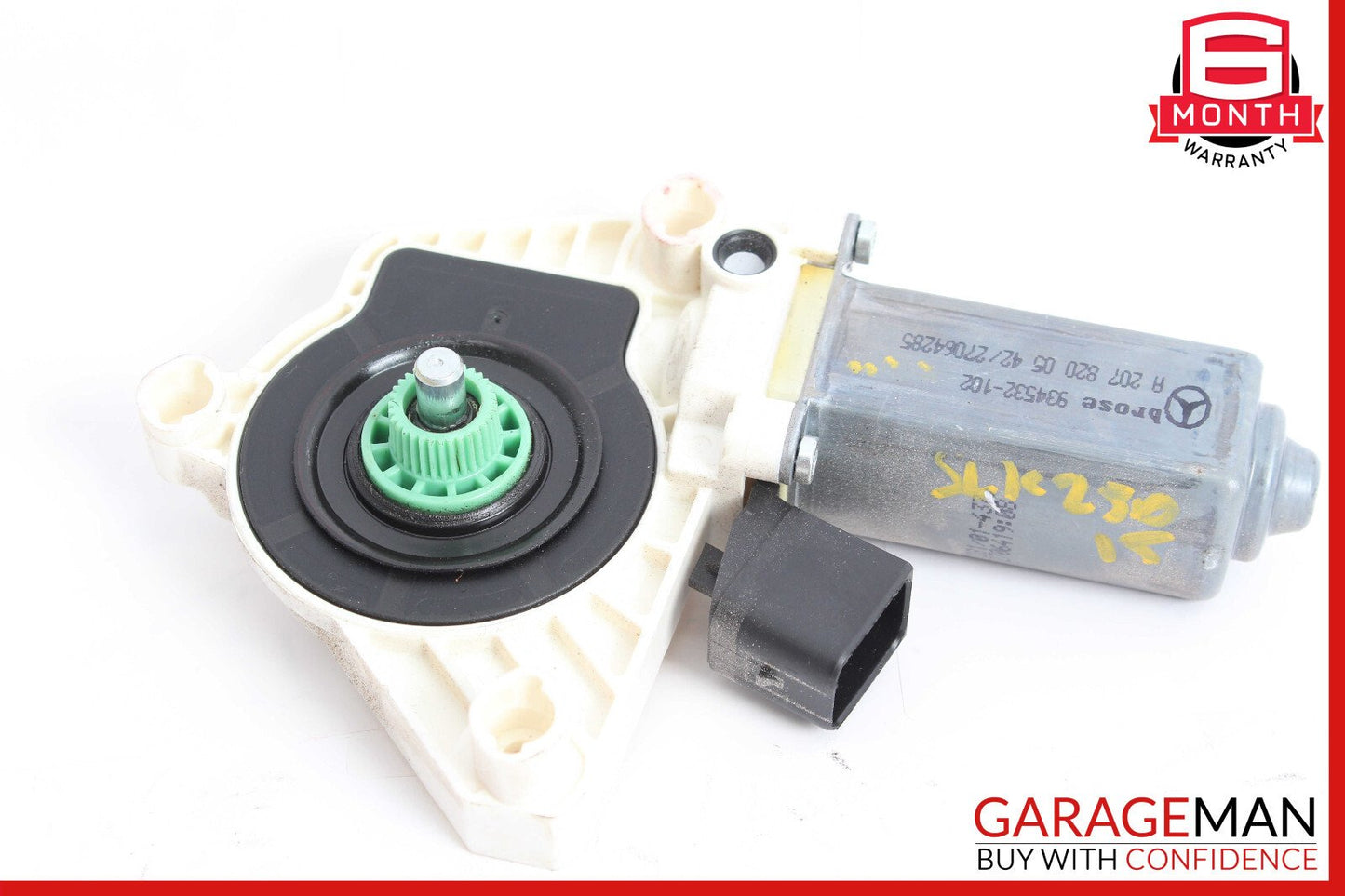 10-20 Mercedes R172 SLK250 Front Left Window Regulator Motor 2078200542 OEM