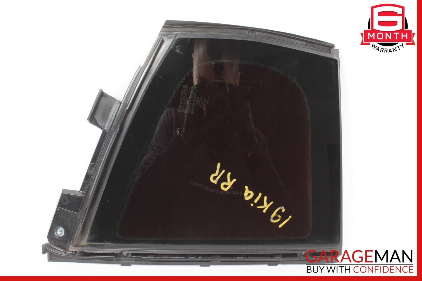18-23 KIA STINGER RIGHT PASS REAR DOOR REAR CORNER FIXED WINDOW GLASS OEM