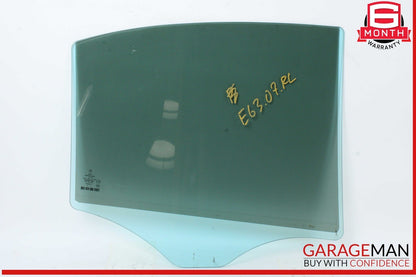 03-09 Mercedes W211 E63 AMG E550 Rear Left Driver Side Door Window Glass OEM