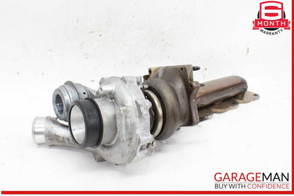 11-16 Mercedes X166 GL450 Left Turbocharger Turbo Charger Manifold OEM