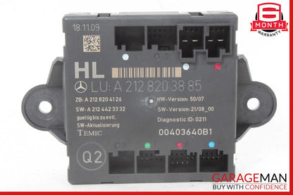 08-18 Mercedes W204 C300 C350 Rear Left Side Door Control Module 2128203885 OEM