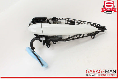 14-18 BMW X5 F15 X6 Rear Right Passenger Side Exterior Door Handle White OEM