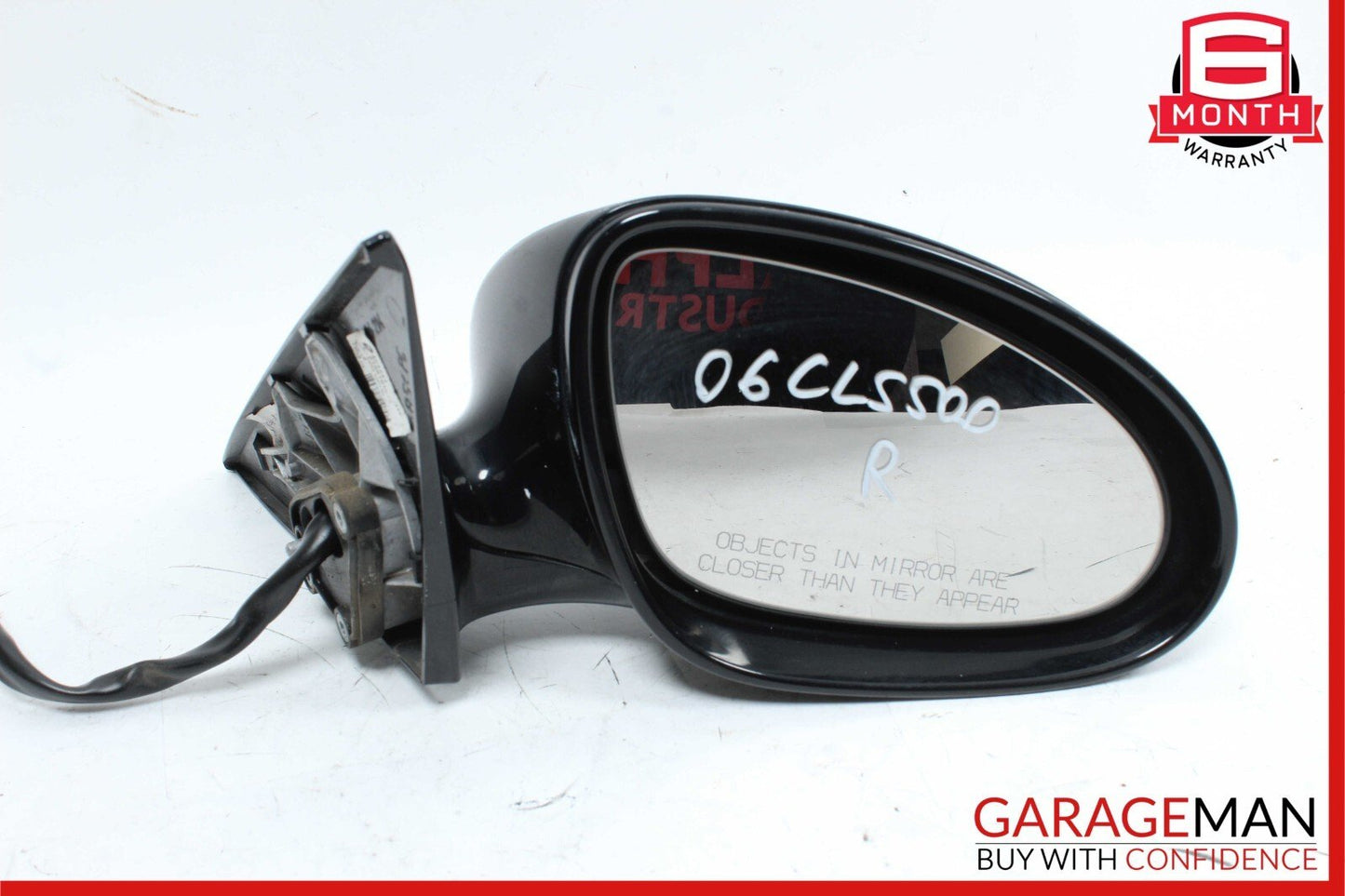 06-08 Mercedes W219 CLS500 CLS550 Front Right Side Mirror Door Rear View OEM