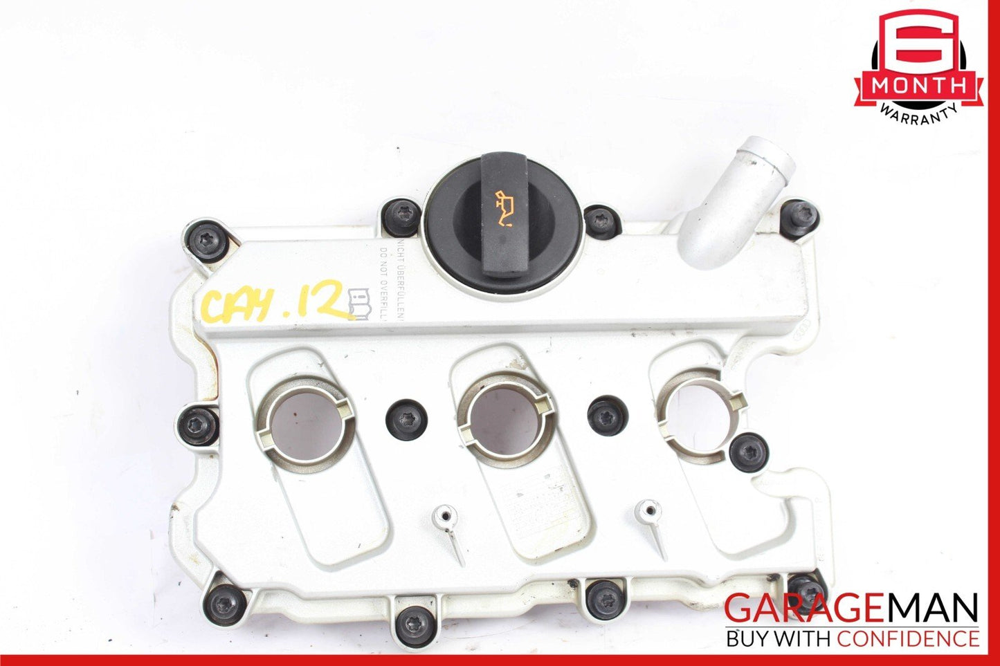 09-18 Porsche Cayenne Touareg 3.0L Left Side Engine Cylinder Head Valve Cover