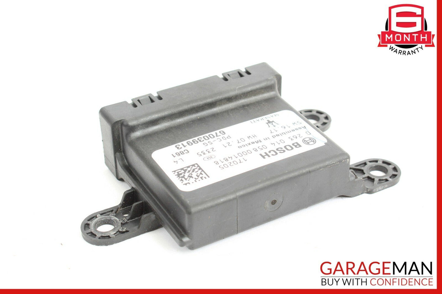 14-17 Maserati Ghibli Parking Park Sensor PDC Control Module Unit 670039913 OEM