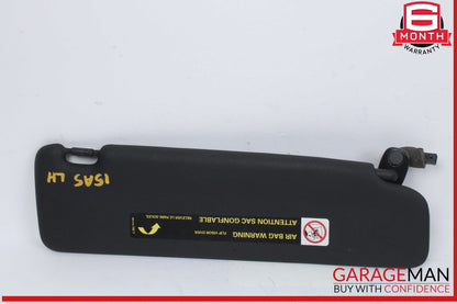 10-17 Audi A5 Front Left Driver Side Sun Visor Sunvisor Black 8H0857551 OEM