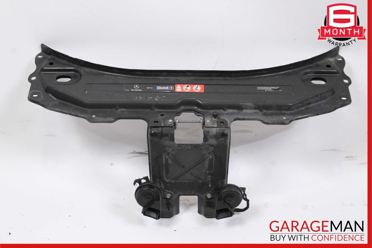 06-10 Mercedes W251 R350 Front Upper Radiator Core Support Tie Bracket Bar OEM