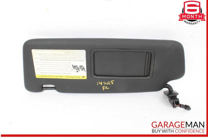 14-17 Audi SQ5 Front Left Driver Side Sun Visor Sunvisor Black 8K0857551 OEM