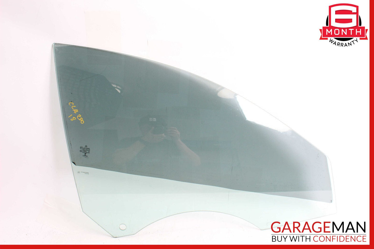 14-19 Mercedes W117 CLA250 Front Right Door Window Auto Glass OEM