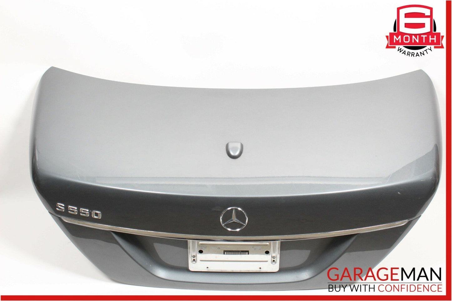 07-13 Mercedes W221 S550 S63 AMG Rear Trunk Lid Deck Shell Panel Cover Flintgray