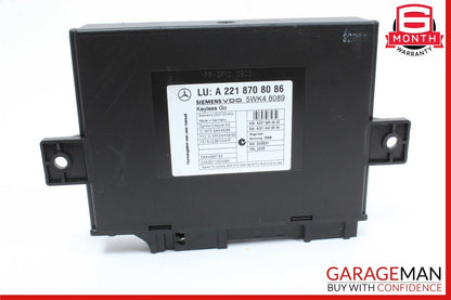 07-10 Mercedes W221 S550 S500 CL600 S63 AMG Keyless Go Control Module Unit OEM