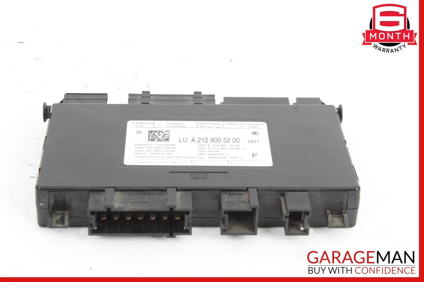 08-18 Mercedes W221 S550 SLK250 C250 Front Left Side Seat Control Module Unit