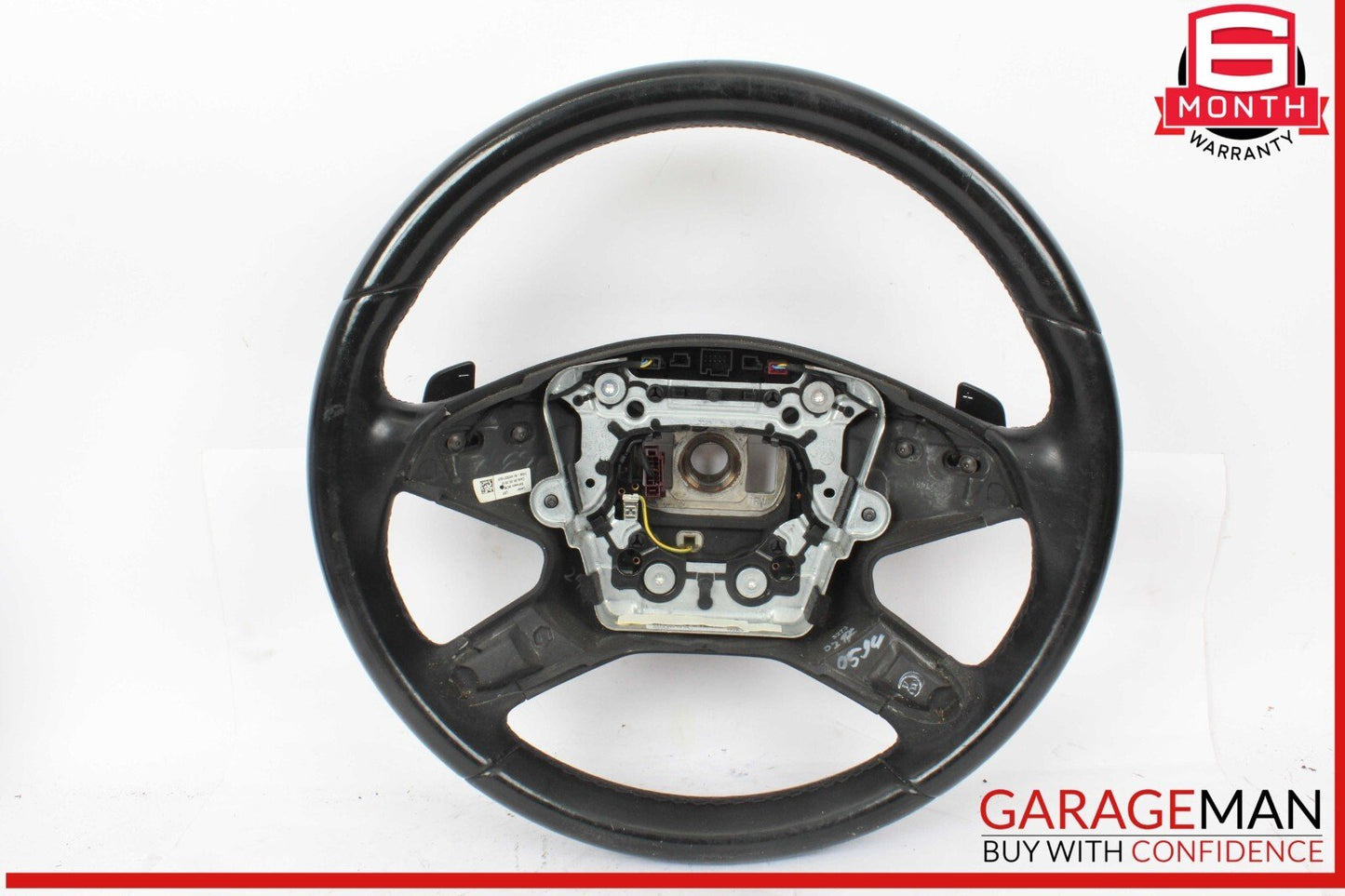 10-13 Mercedes W212 E350 Wagon Steering Wheel w/ Paddle Shifters Black OEM