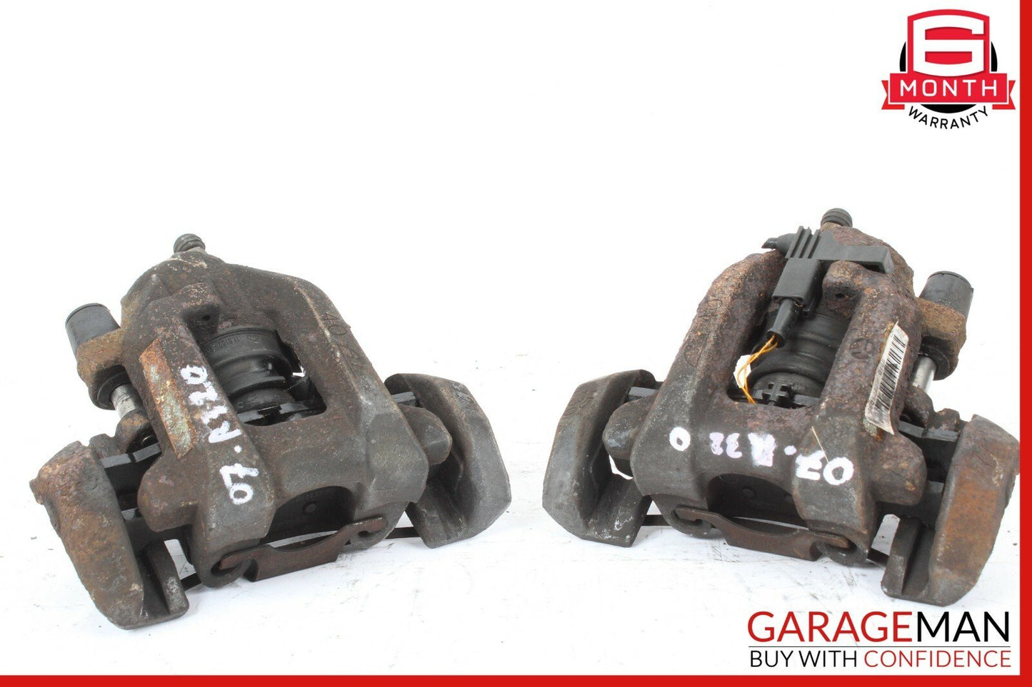 06-13 Mercedes W251 R320 R500 Rear Right & Left Brake Caliper Calipers Set of 2