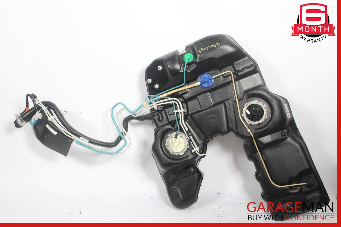 11-17 Porsche Cayenne 958 Fuel Gas Tank Fuel Pump Filler Neck Assy OEM