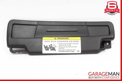 05-11 Mercedes R171 SLK300 Front Right Side Sun Visor Sunvisor Shade Black OEM