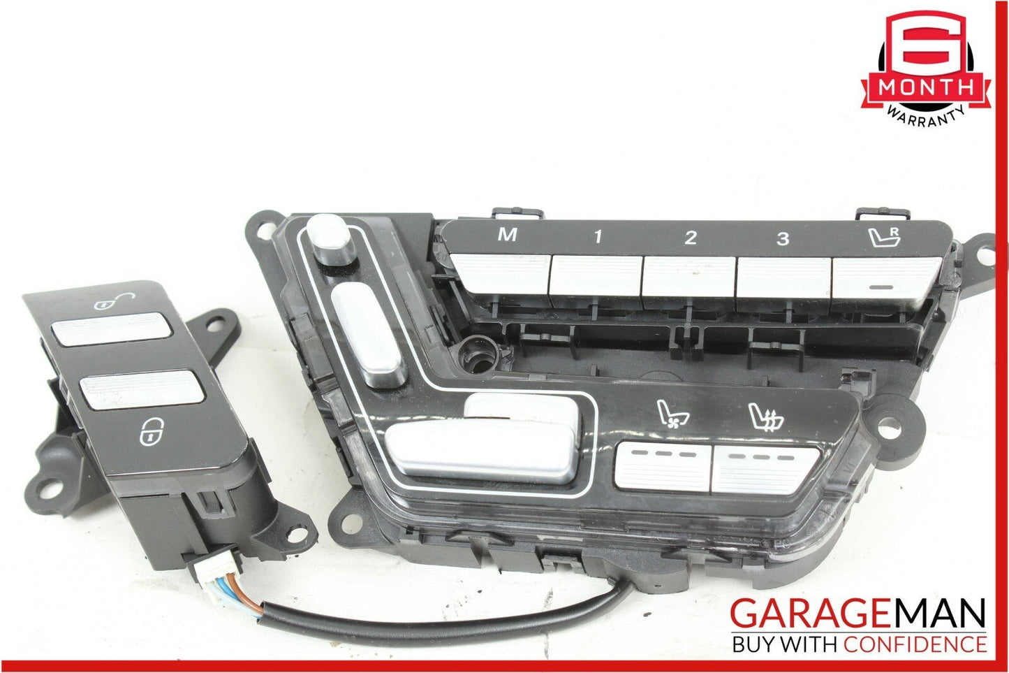 07-13 Mercedes W221 S550 CL600 Front Left Side Seat Control Switch Set Assembly