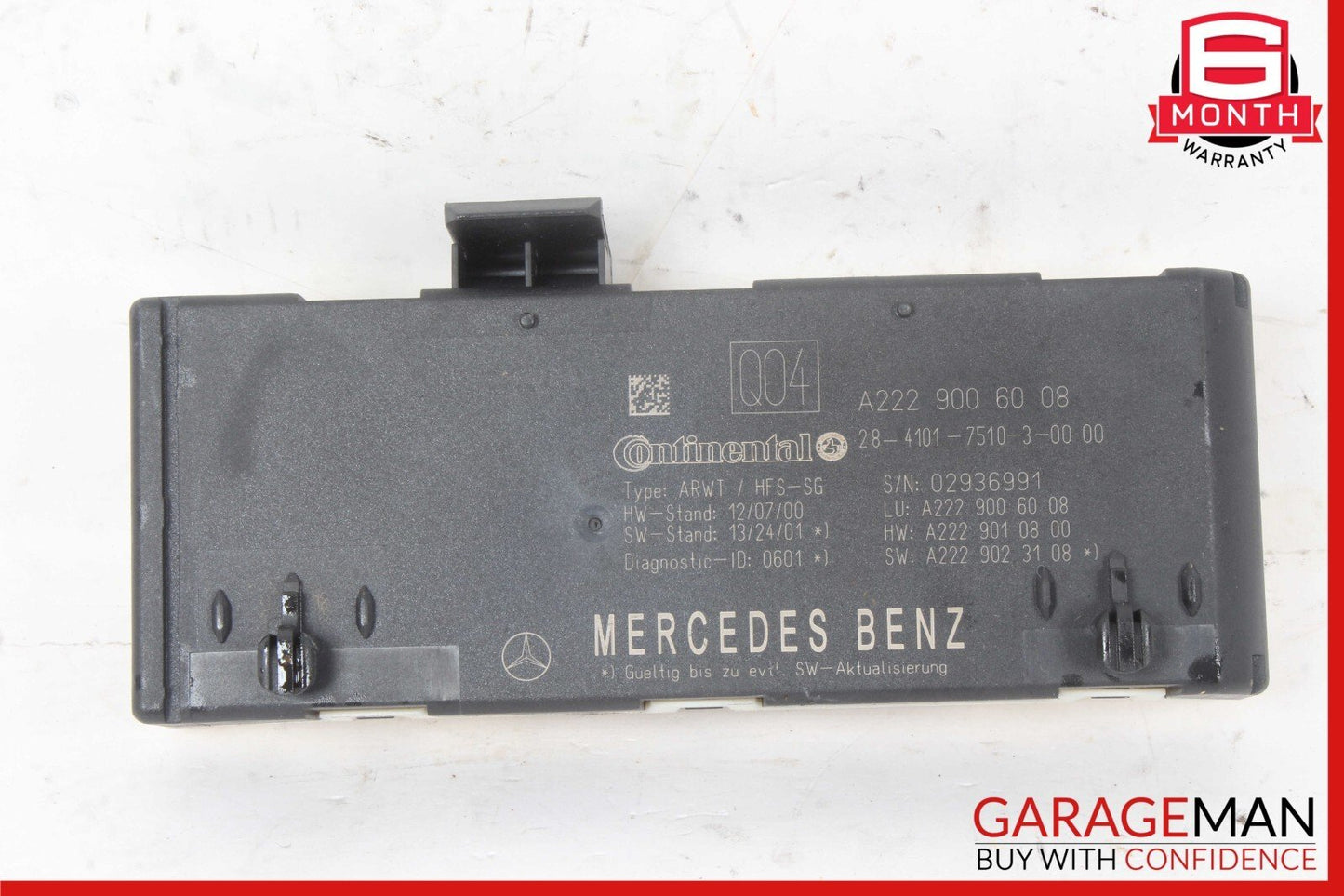 14-18 Mercedes W205 C300 S550 Trunk Lid Liftgate Tail Gate Control Module OEM