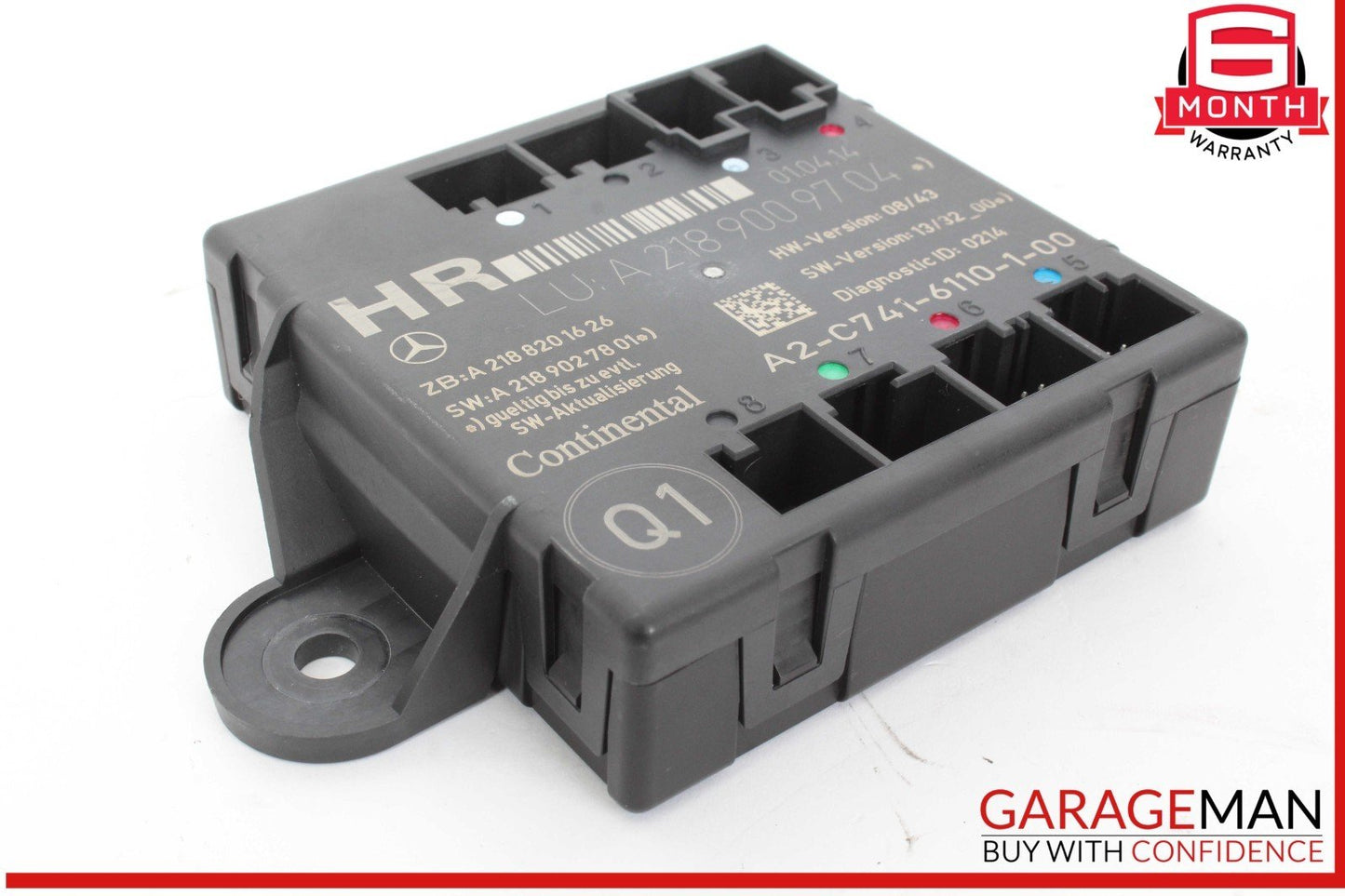 08-18 Mercedes X204 GLK350 Rear Right Passenger Side Door Control Module Unit