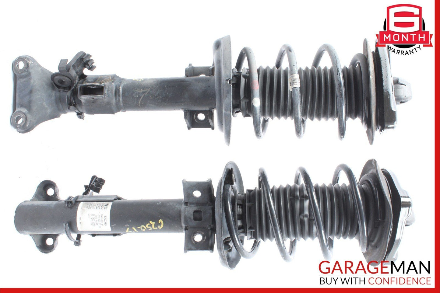 08-17 Mercedes C300 C250 E400 RWD Front Shock Absorber Coil Spring Set of 2 Pc