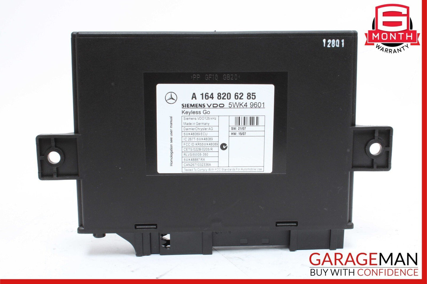 06-12 Mercedes GL550 GL450 GL350 ML350 ML550 Keyless Go Control Module Unit