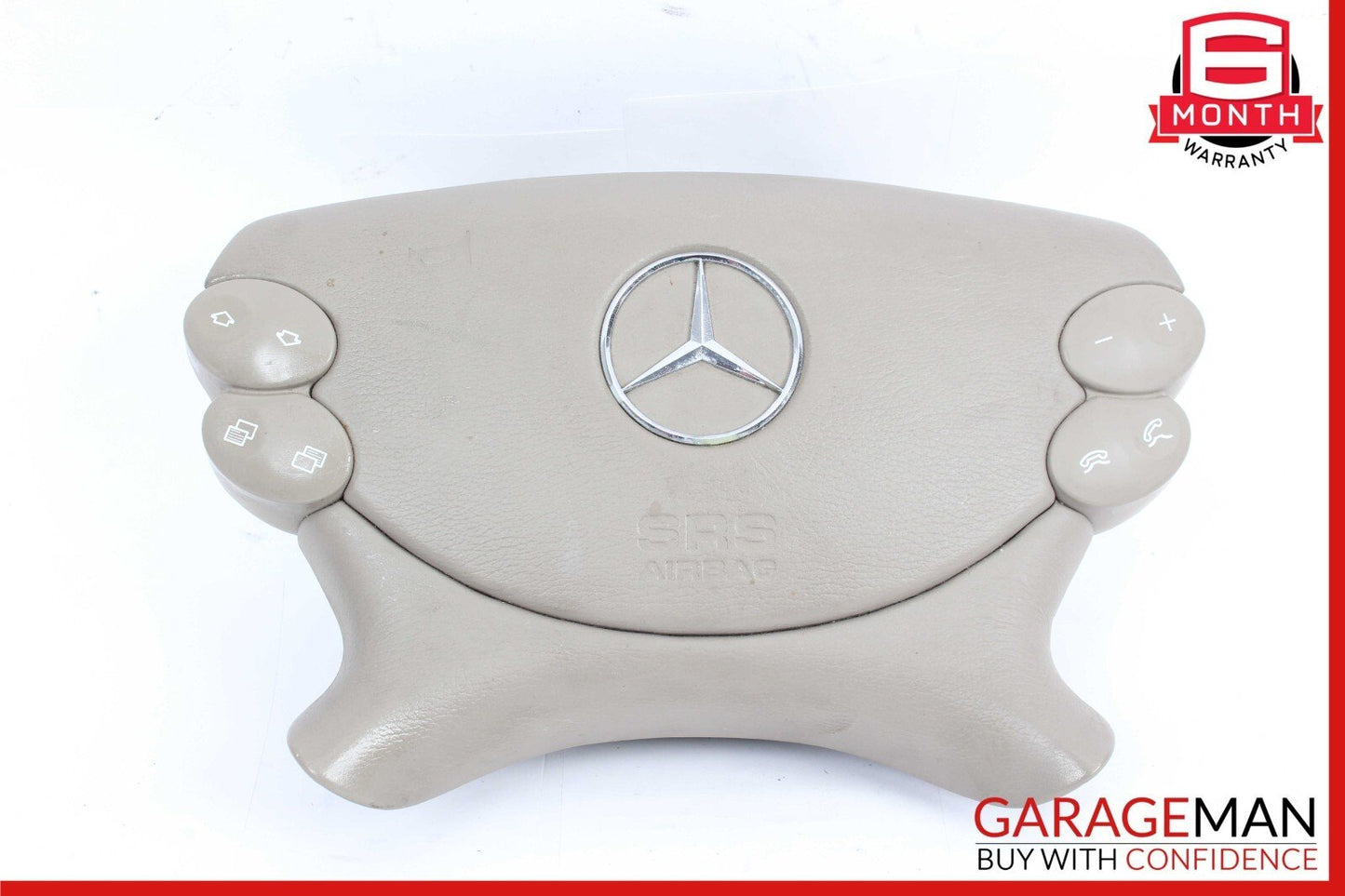 03-12 Mercedes W209 CLK320 E350 SL500 Steering Wheel Airbag Air Bag Beige