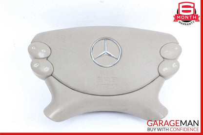 03-12 Mercedes W209 CLK320 E350 SL500 Steering Wheel Airbag Air Bag Beige