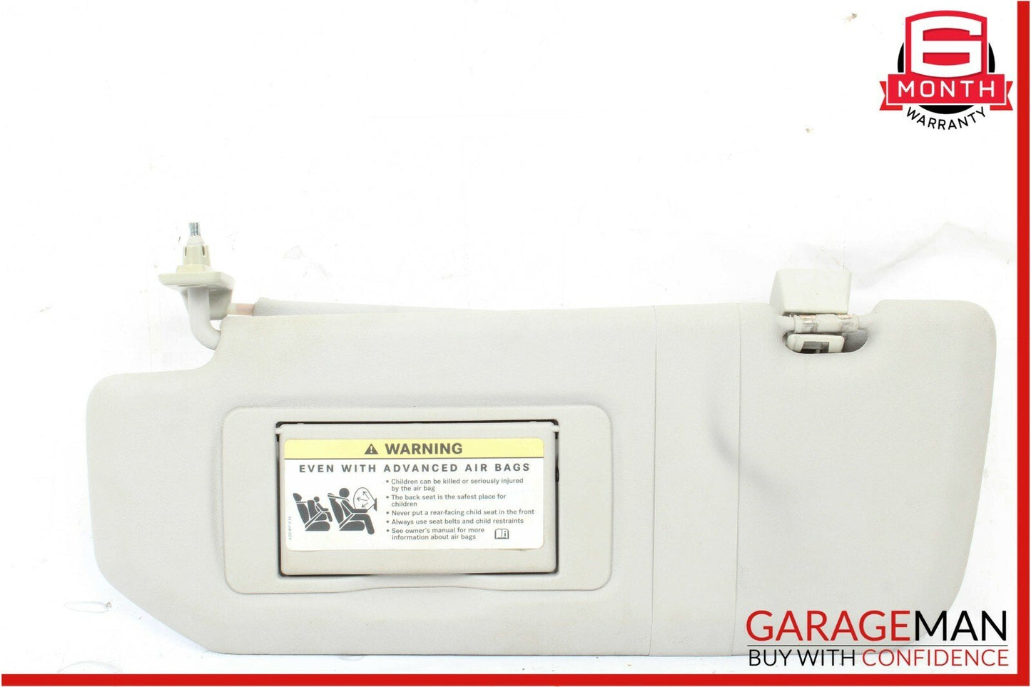 06-08 Mercedes W251 R500 R350 Front Left Driver Sun Visor Sun Shade Gray OEM