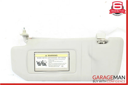 06-08 Mercedes W251 R500 R350 Front Left Driver Sun Visor Sun Shade Gray OEM