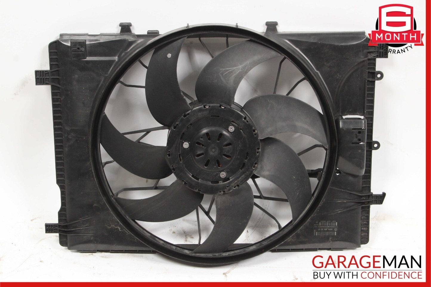 08-18 Mercedes C300 GLK350 E250 C250 Engine Radiator Cooling Fan Motor Assembly