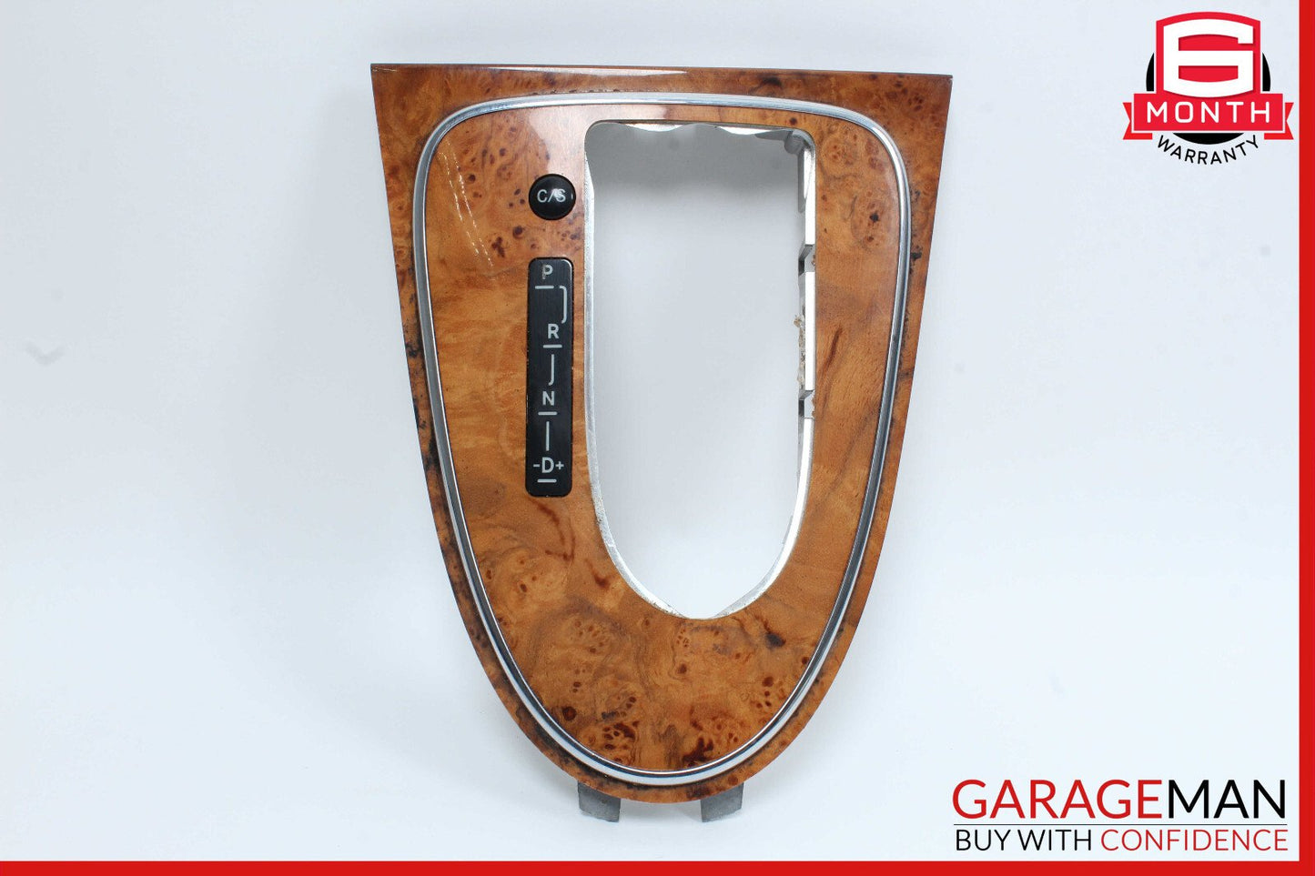 06-11 Mercedes W219 CLS500 CLS550 Center Console Shifter Trim Bezel Wood OEM