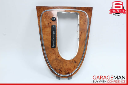 06-11 Mercedes W219 CLS500 CLS550 Center Console Shifter Trim Bezel Wood OEM