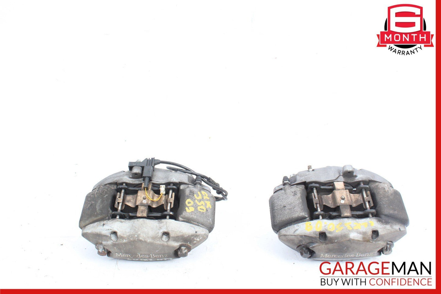 02-09 Mercedes W209 CLK350 Front Right & Left Brake Caliper Calipers Set OEM