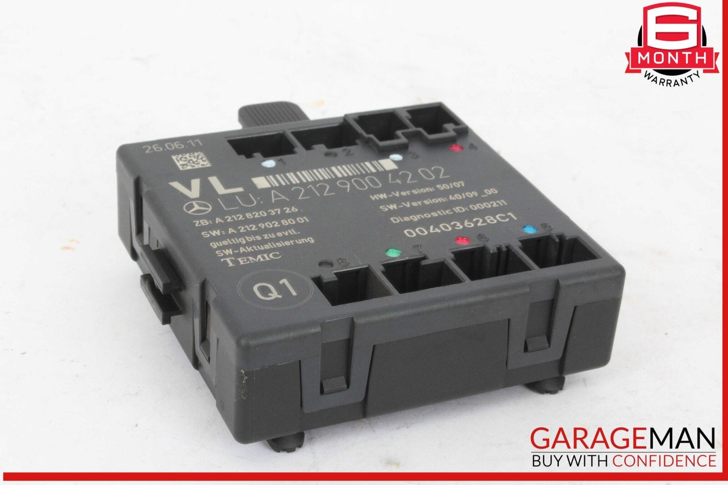 08-18 Mercedes W212 E350 Bluetec Front Left Side Door Control Module Unit OEM