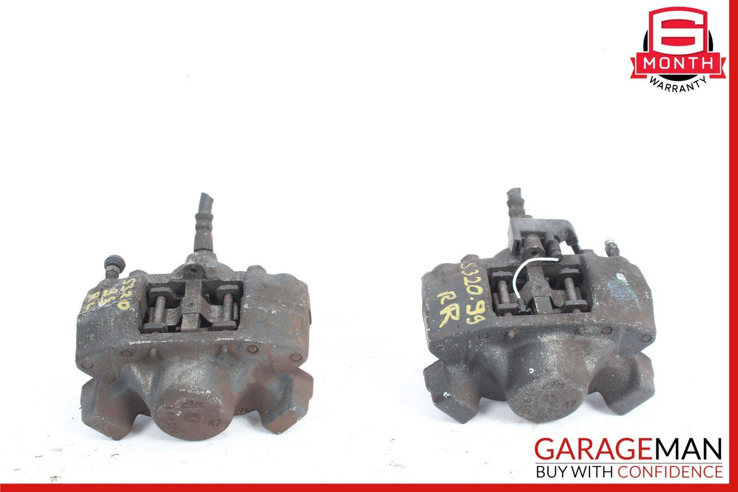 92-99 Mercedes W140 300SE S320 Rear Brake Calipers Right & Left Set of 2 Pc OEM