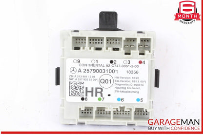 19-23 Mercedes W205 C300 C350 Rear Right Passenger Door Control Module Unit OEM