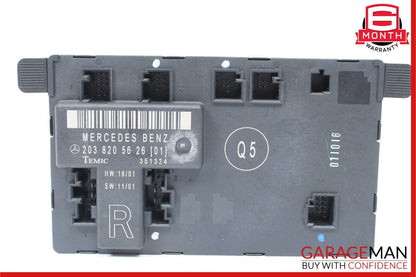 01-07 Mercedes W203 C240 C320 C32 AMG Front Right Side Door Control Module Unit