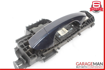 08-14 Mercedes W204 C300 Rear Left Driver Side Exterior Door Handle Blue OEM