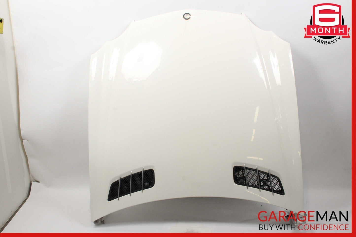 03-08 Mercedes R230 SL500 SL600 Front Hood Lid Bonnet Air Vent Cover Assy White