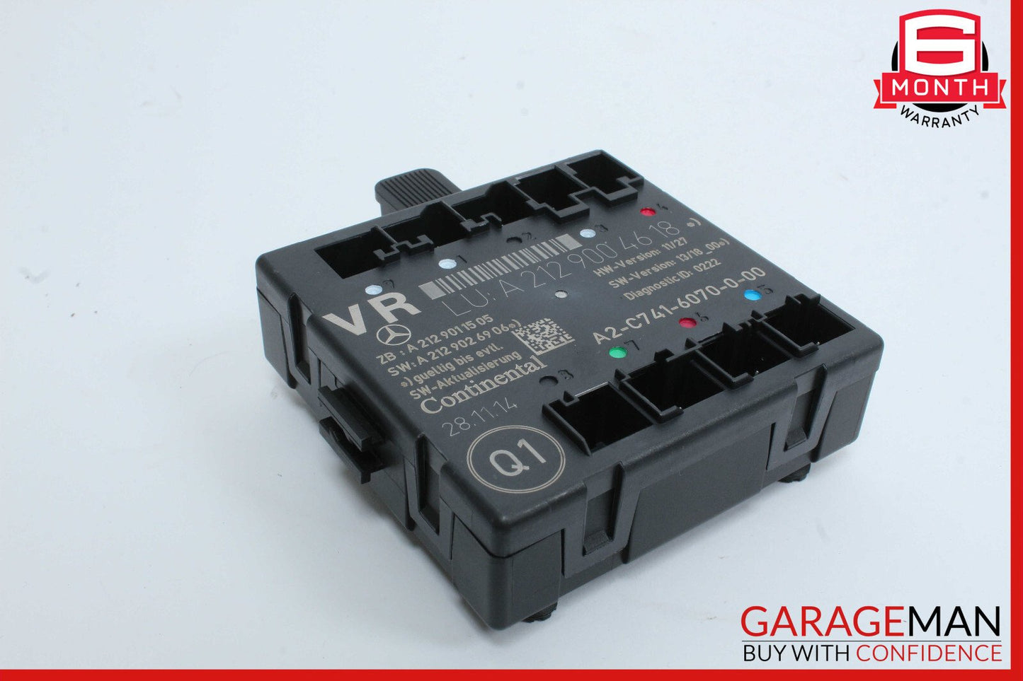 08-18 Mercedes W204 C250 E550 SLK250 Front Right Side Door Control Module OEM