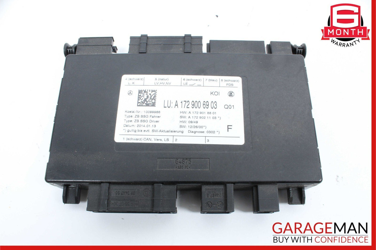 08-20 Mercedes W212 E350 CLS400 C300 Front Right Side Seat Control Module Unit
