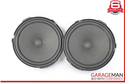 08-14 Mercedes W204 C250 C300 Rear Right & Left Side Door Sound Speakers Set OEM
