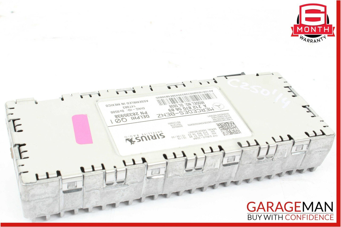 Mercedes W204 C250 SLK250 E350 Sirius Satellite Radio Receiver 2128705689 OEM
