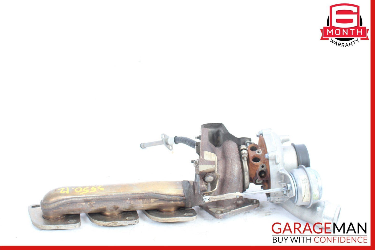 11-14 Mercedes S500 S550 4.7L V8 Left Side Turbocharger Turbo Charger Manifold