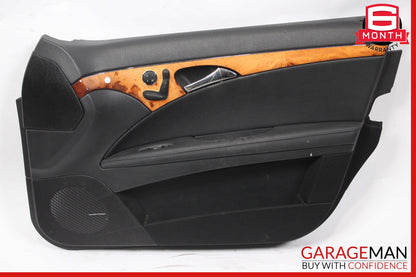 07-09 Mercedes W211 E350 Interior Door Panel Front Right Side Black OEM